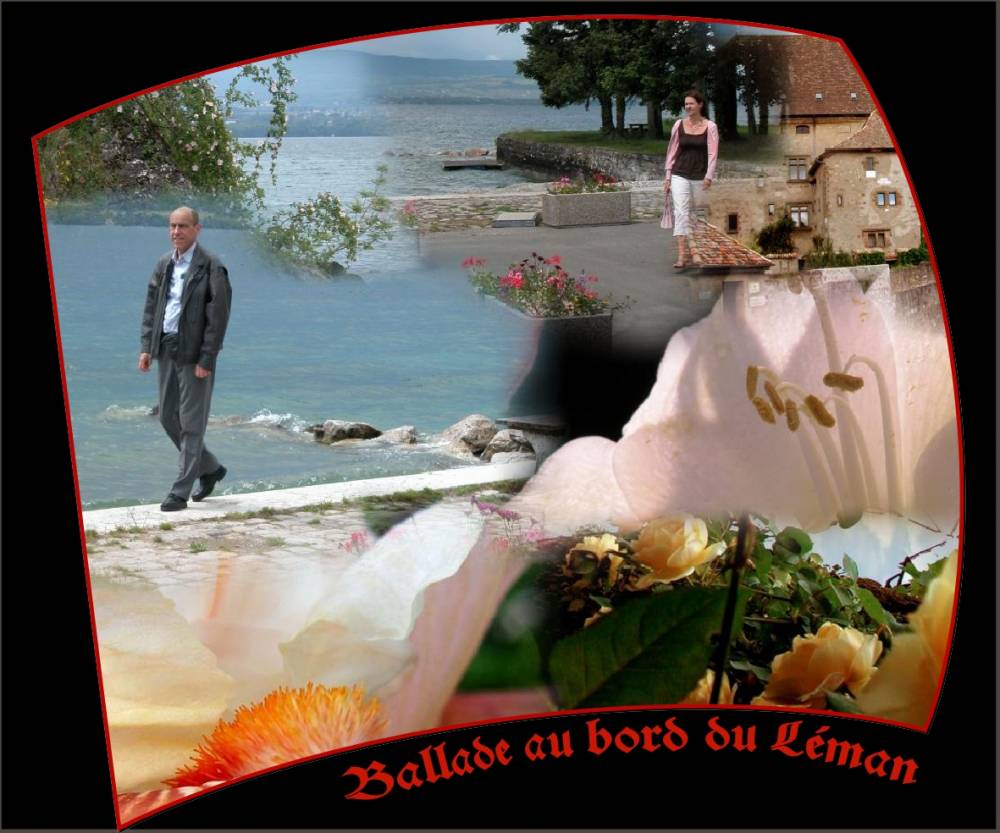 Promenade au bord du Léman