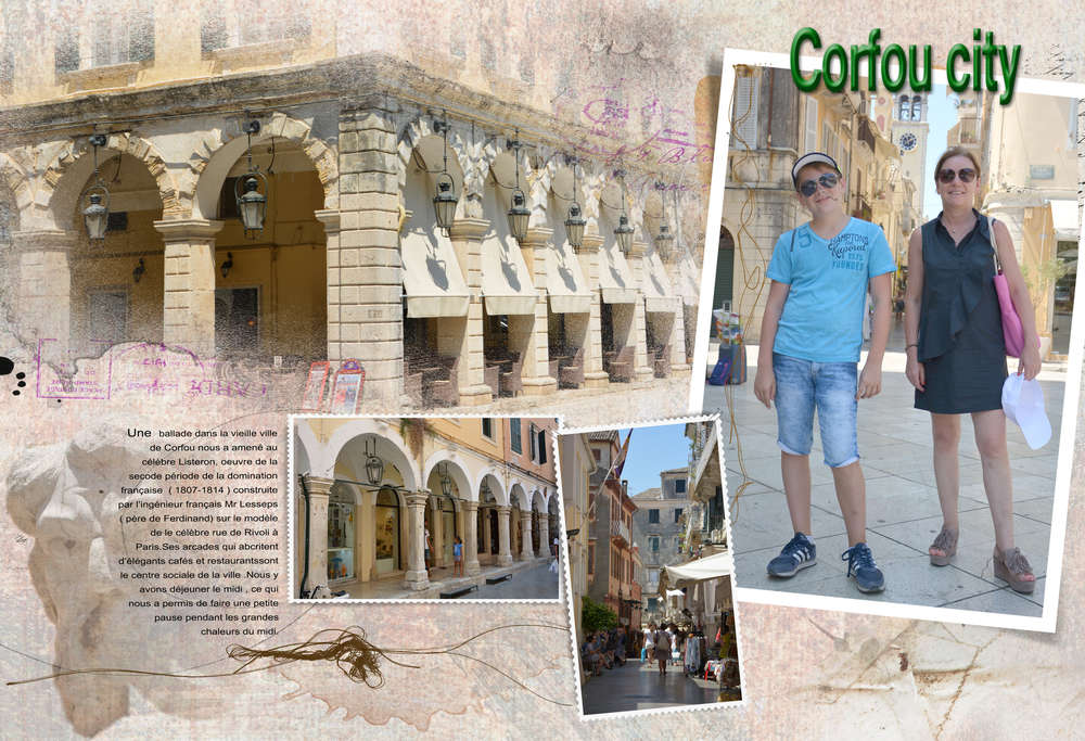 Promenade dans Corfou city