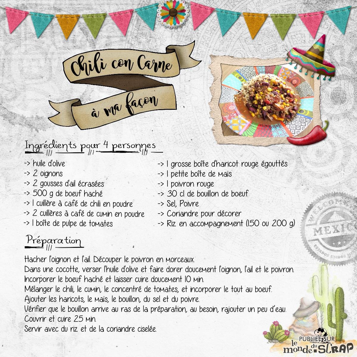 Proposition de challenge - recette