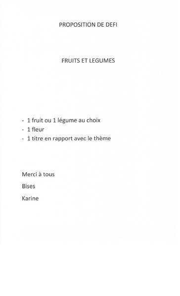 proposition de défi