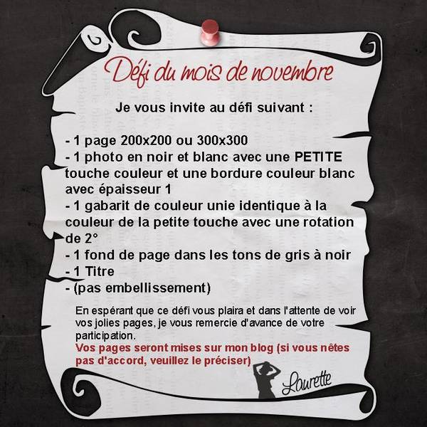 Proposition de défi