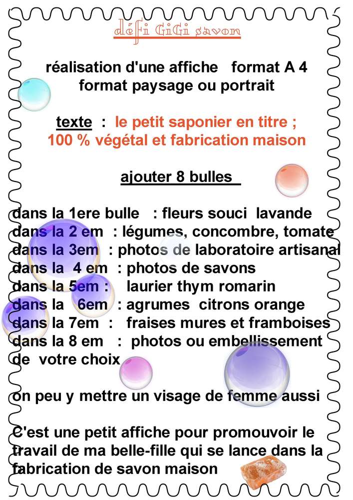 proposition de défi