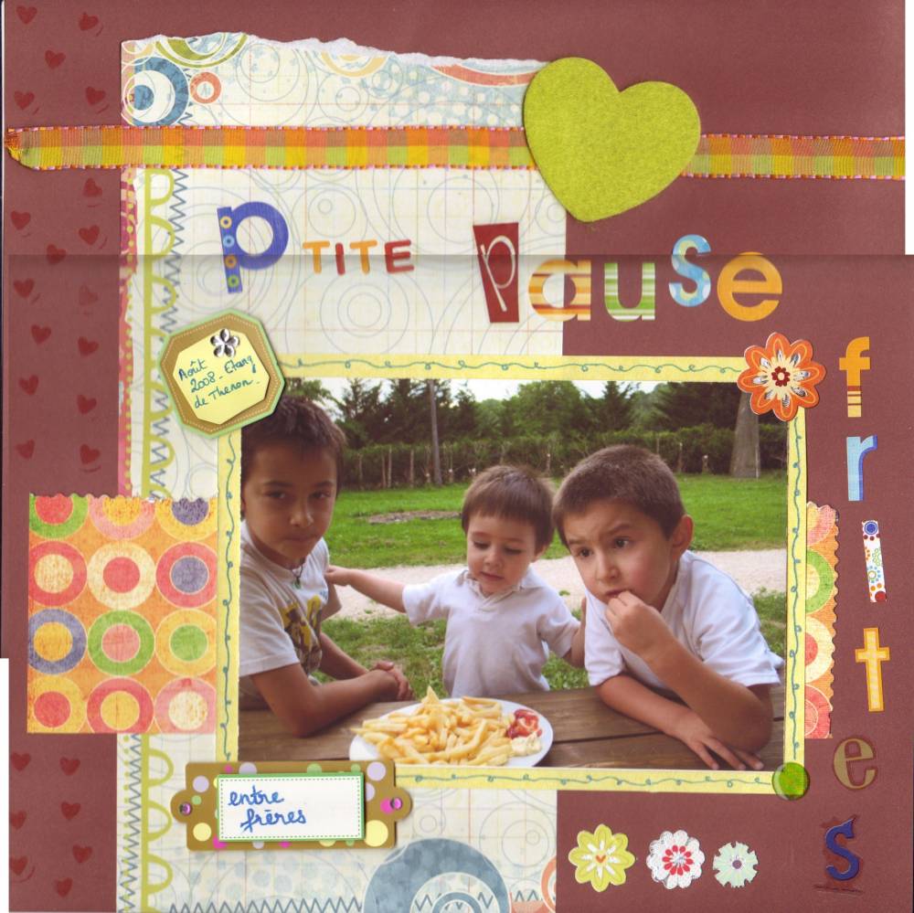 Ptite pause frites entre frères