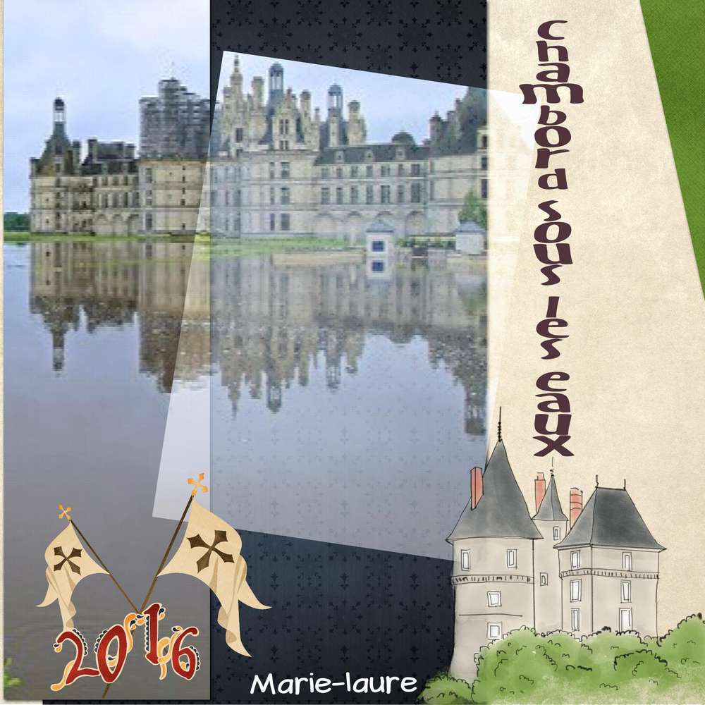 Quand Chambord se prend pour le Mont Saint Michel .....