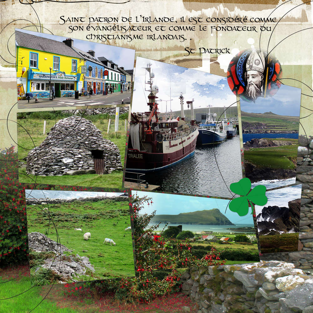 Quatrième de couverture de mon album Irlande 2017