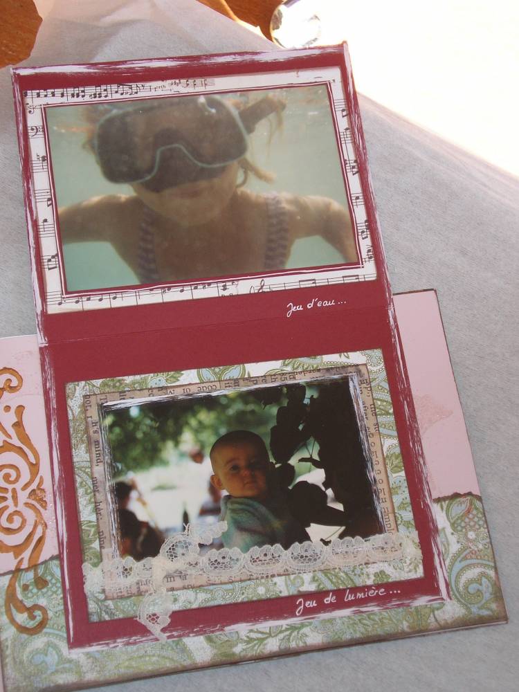 Quelques pages album 18 ans Mélanie