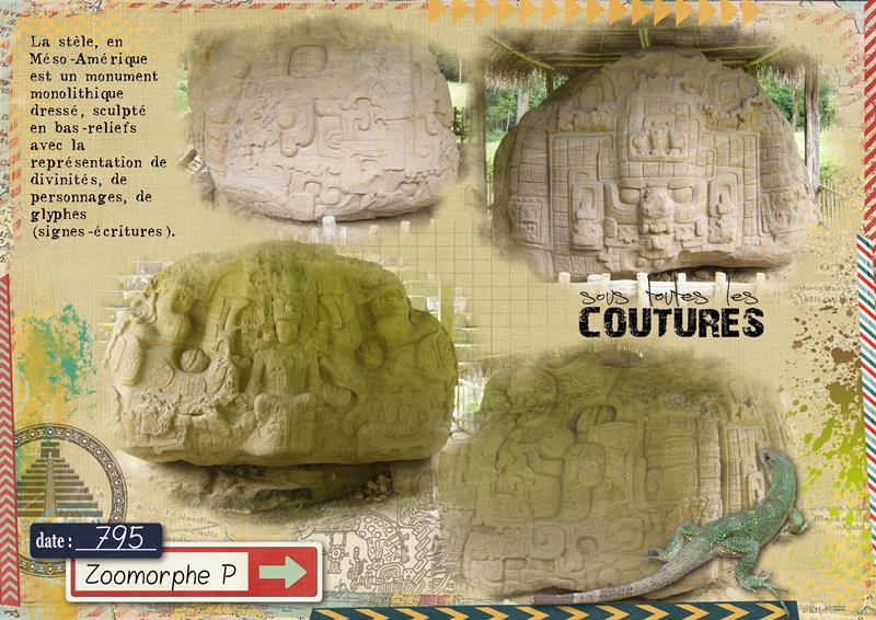 Quirigua, les monolythes