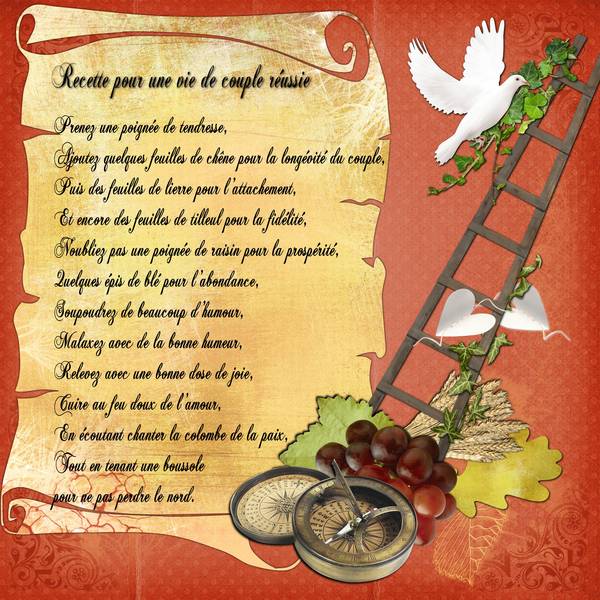 recette du mariage réussie