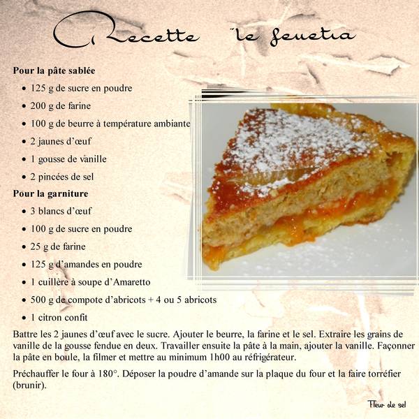 Recette le &quot;fenetra&quot;