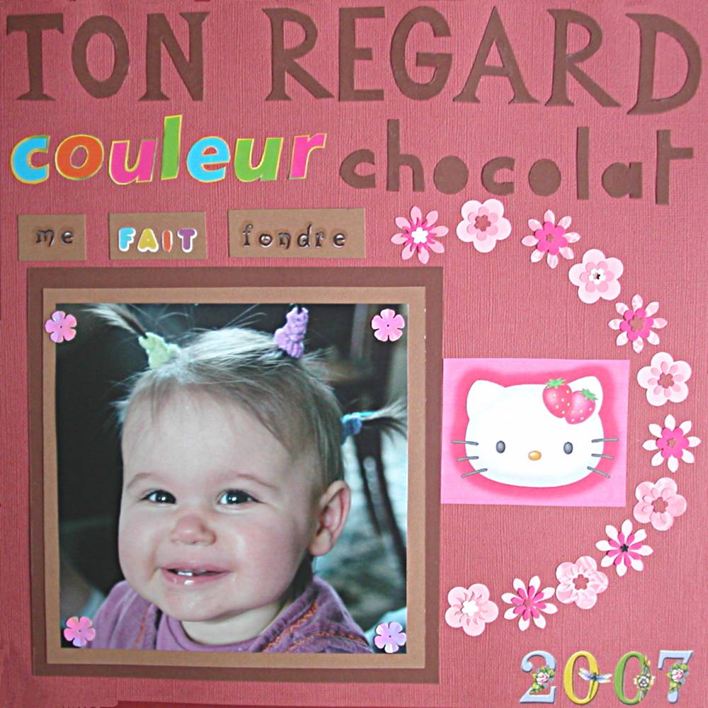 regard couleur chocolat