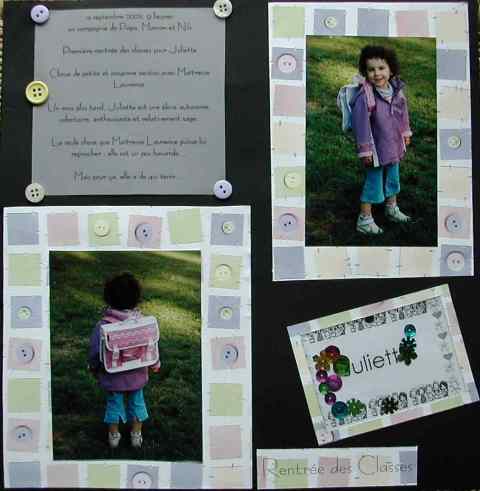 rentrée de juliette