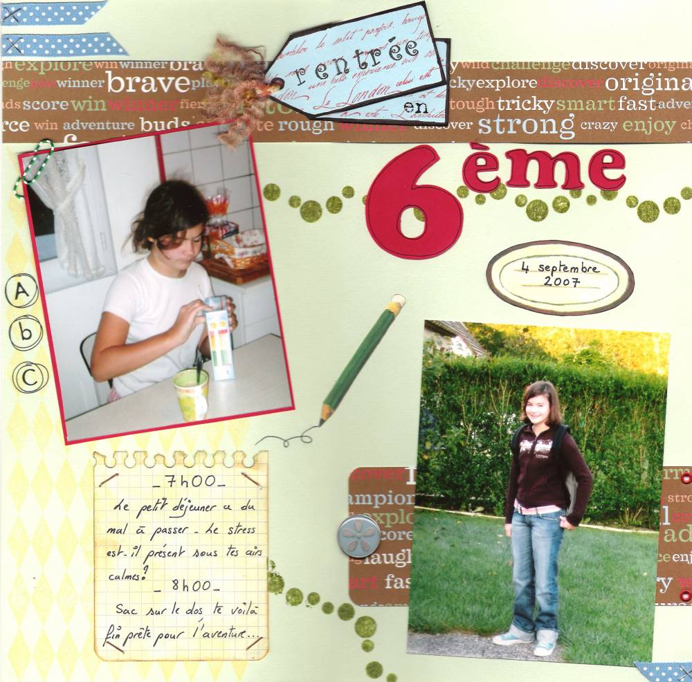 Rentrée en 6ème