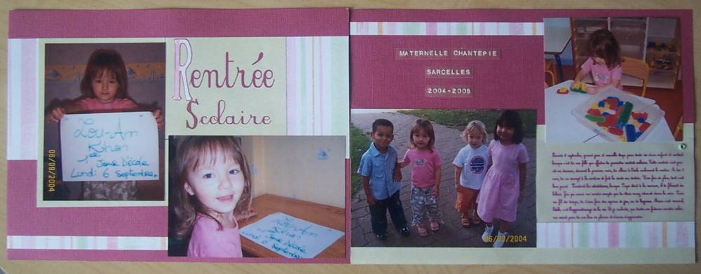 Rentrée scolaire - 2 pages