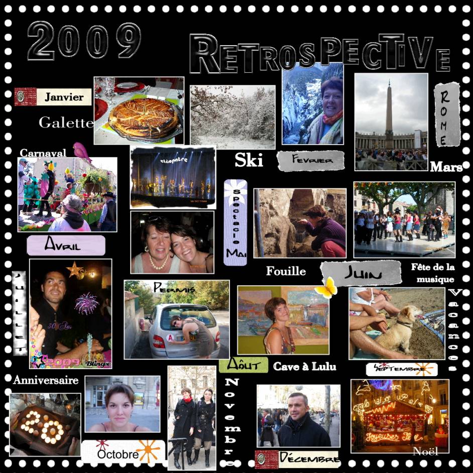 Rétrospéctive 2009