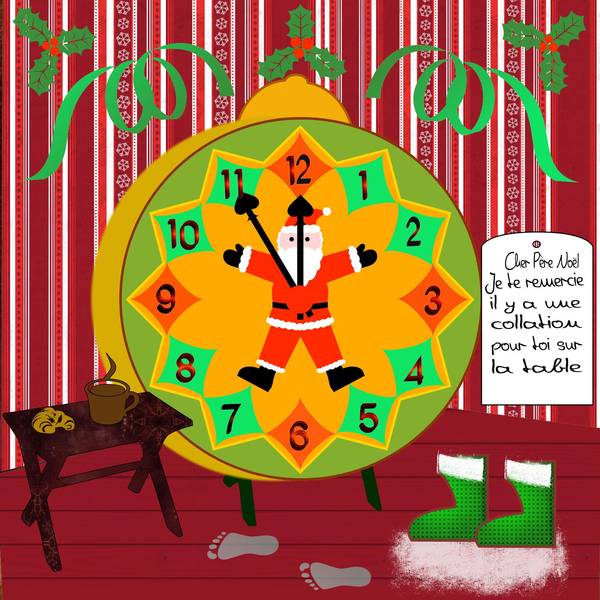 Réveil du père Noël défi Mélodie