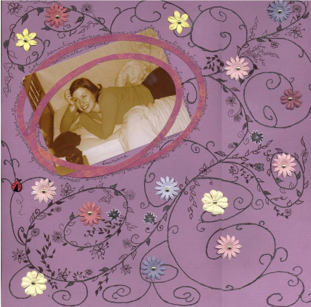 rêveuse, coquine, romantique souriante... doodling