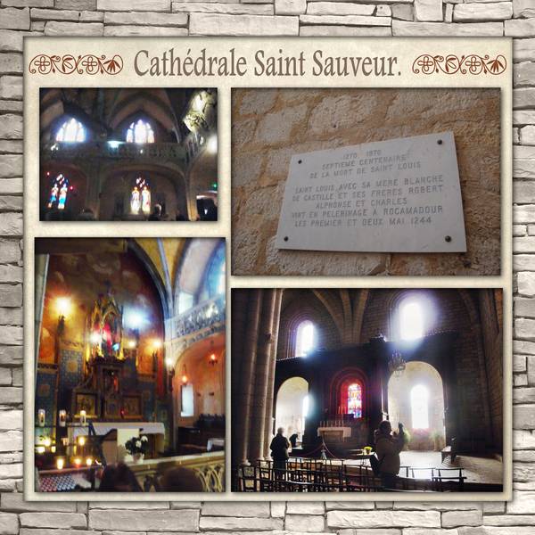 Rocamadour  :Basilique Saint Sauveur