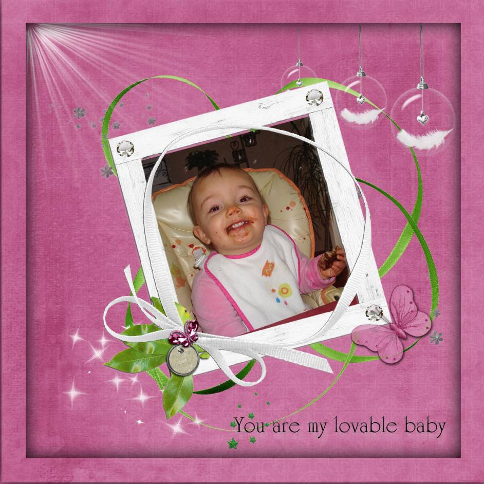 Romane mange un éclair au chocolat (28/11/09)