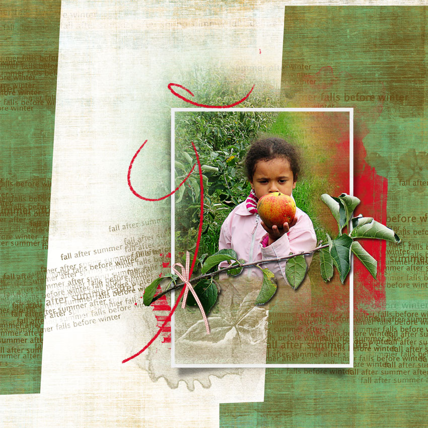 Rose-Aimée et sa pomme