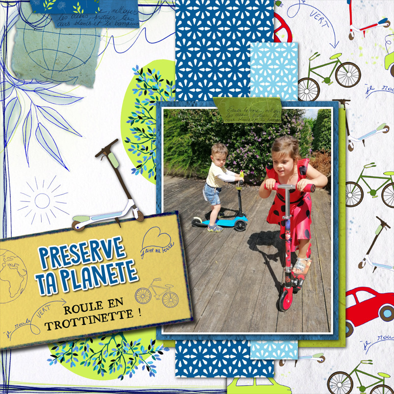 Roule en trottinette !