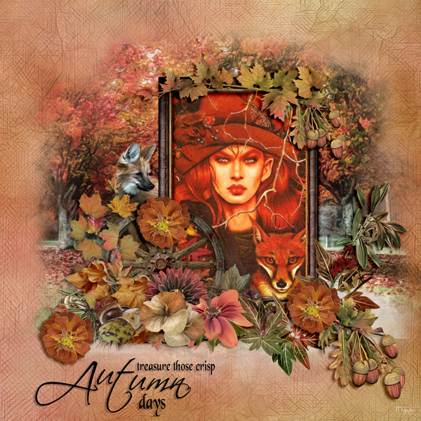 "Rust and Raindrops" de Rosie's Designs