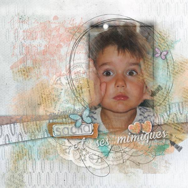 Sacha et ses mimiques ...