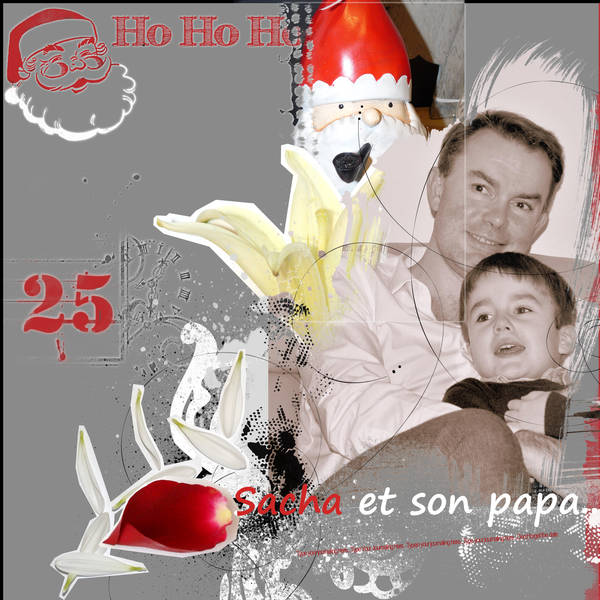 Sacha et son papa...