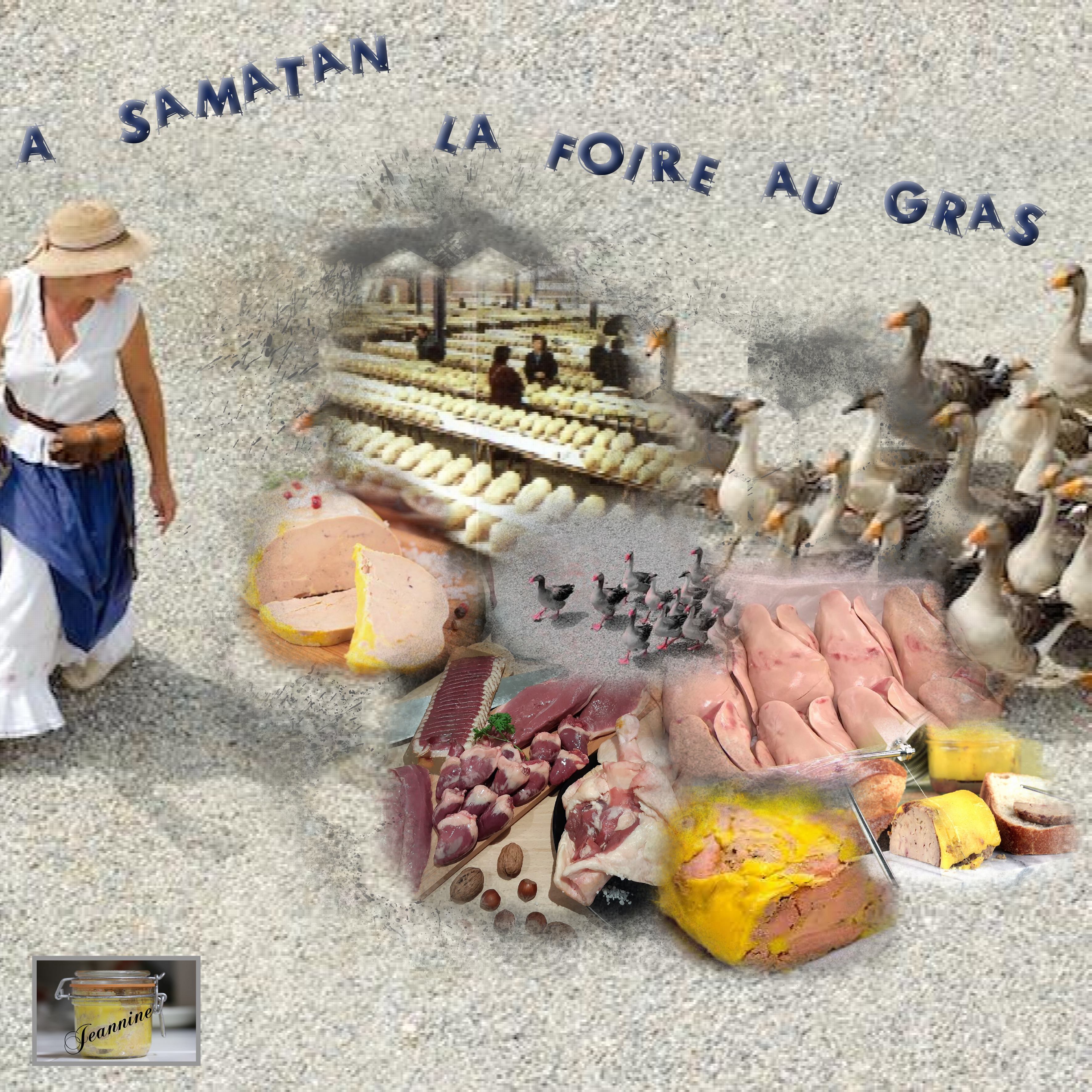 Samatan  la foire au gras  Jeannine