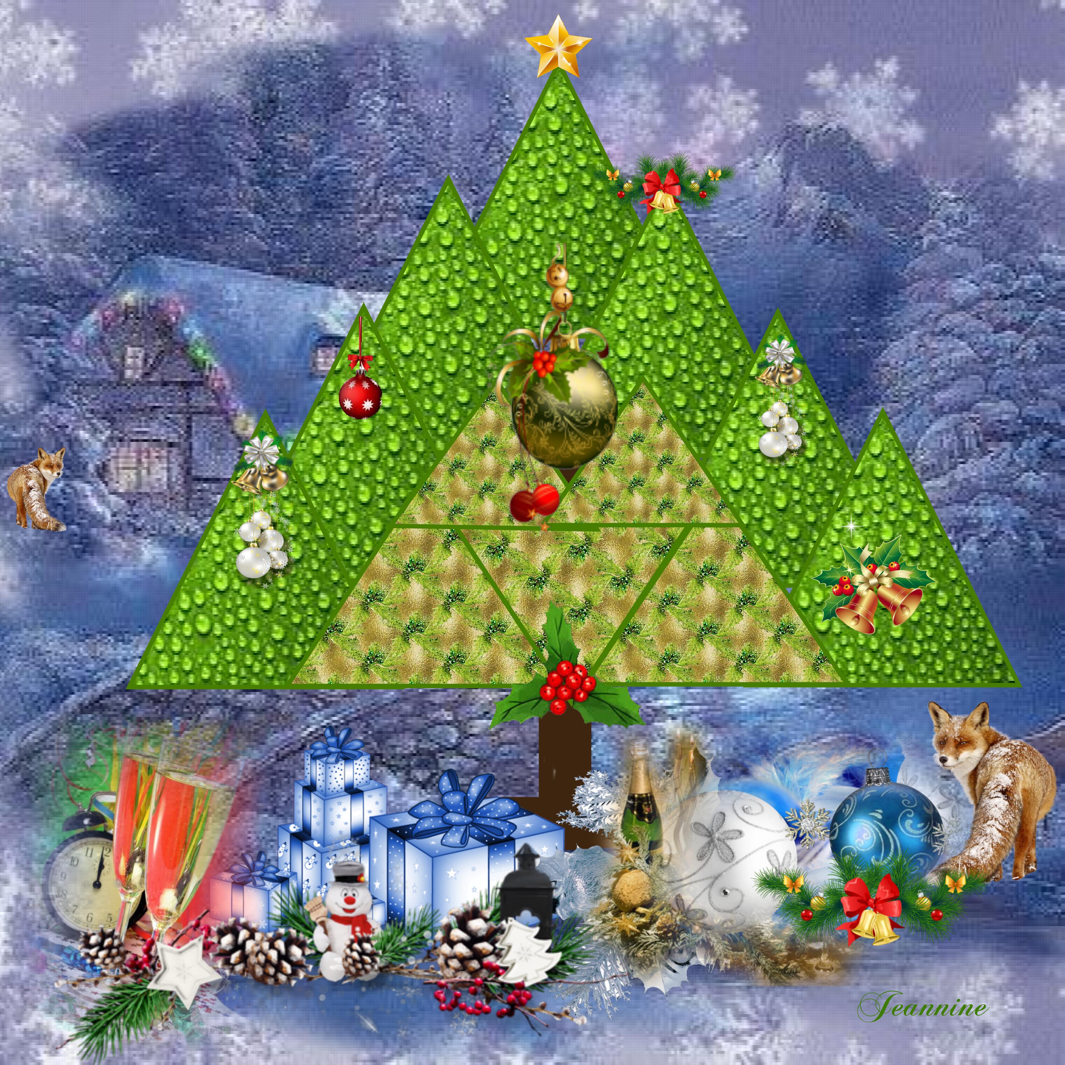 sapin triangulaire  Jeannine