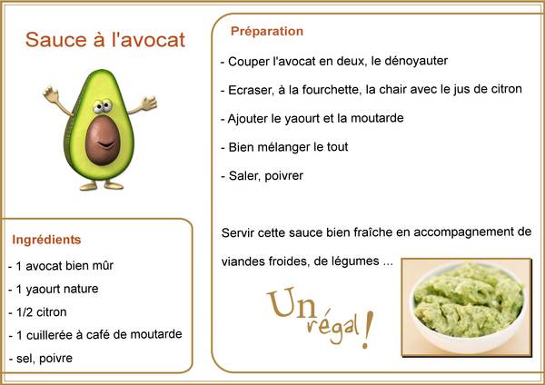SAUCE A L'AVOCAT