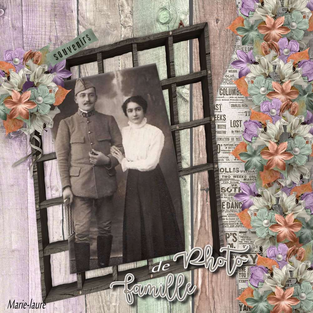 Scrap pour une de mes amie