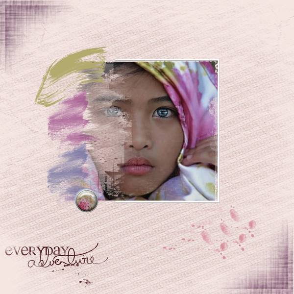 Scrapathon Karine - n° 3 - rayures