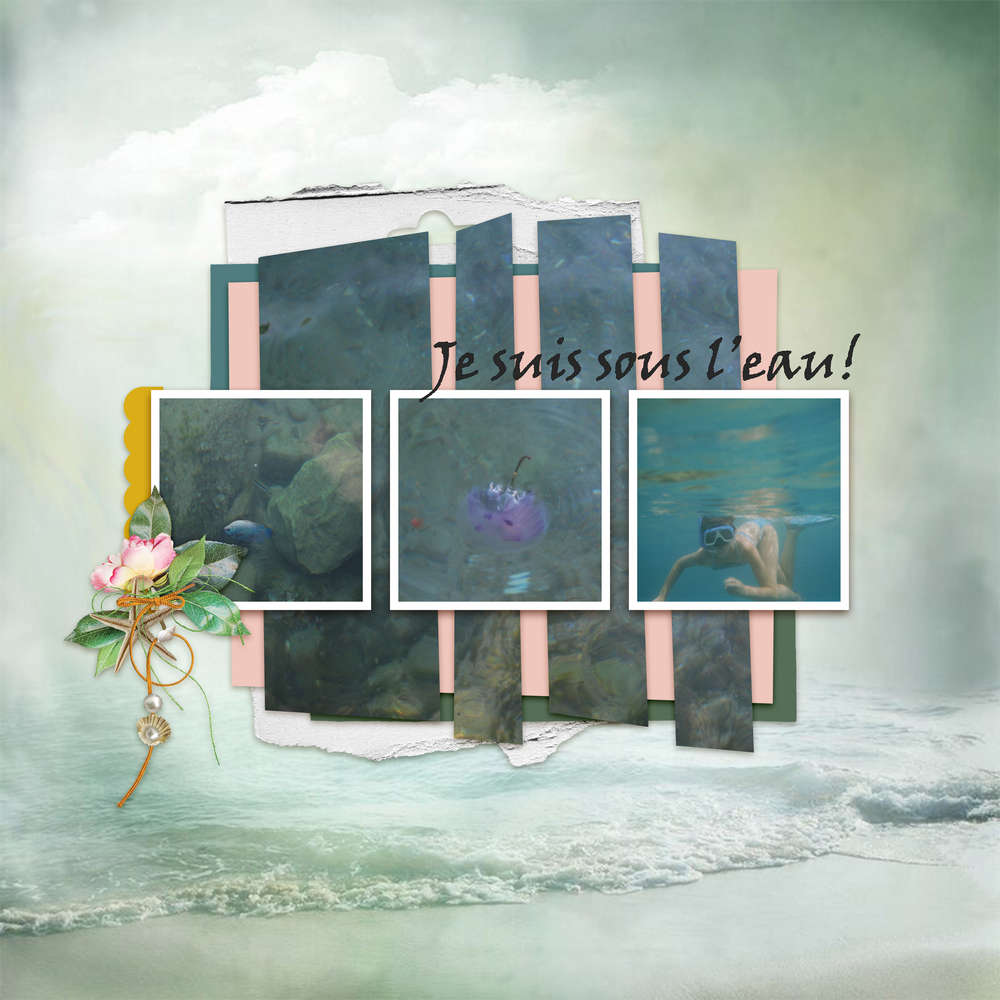 Scrapbooter sous l'eau