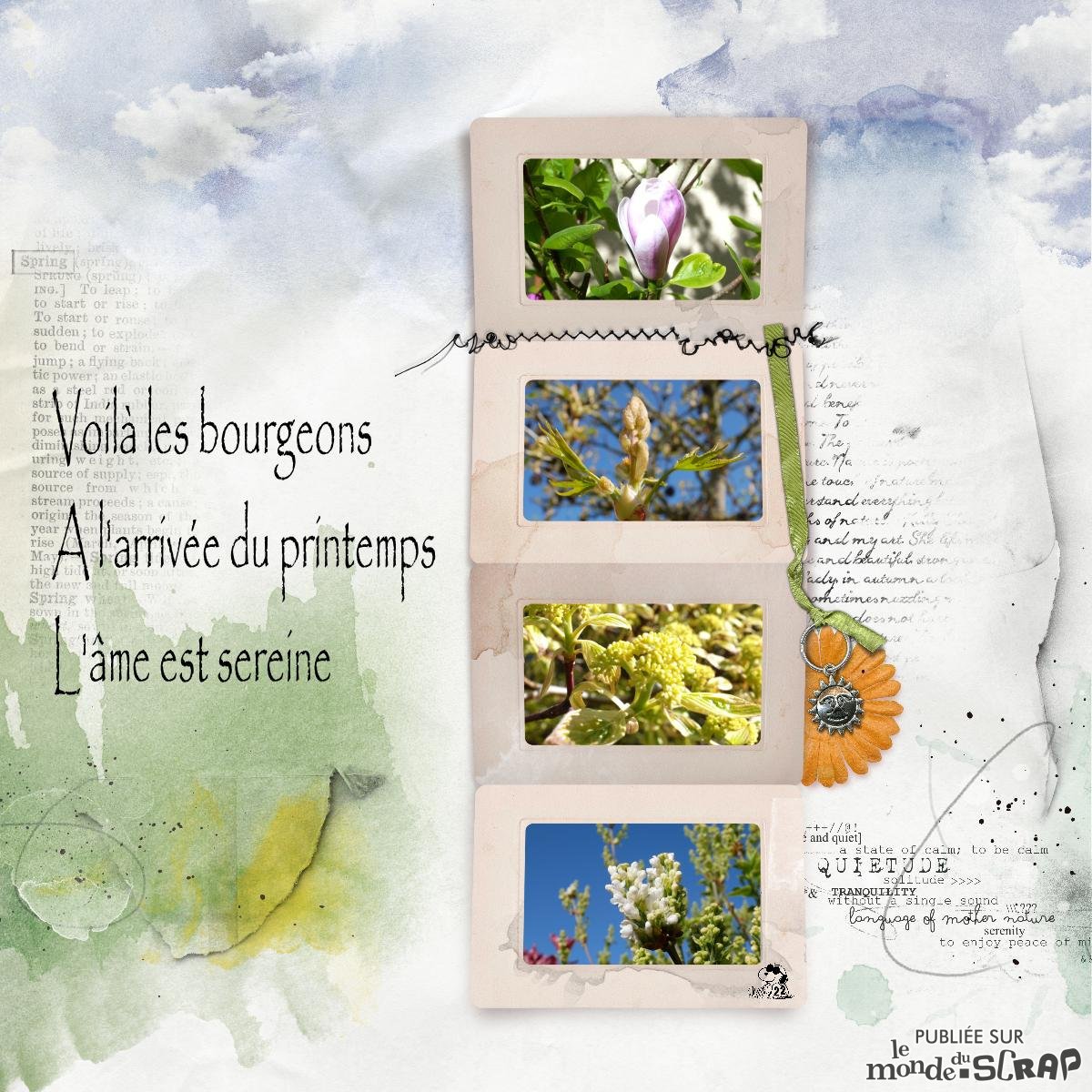 Scraptober 10 bourgeons