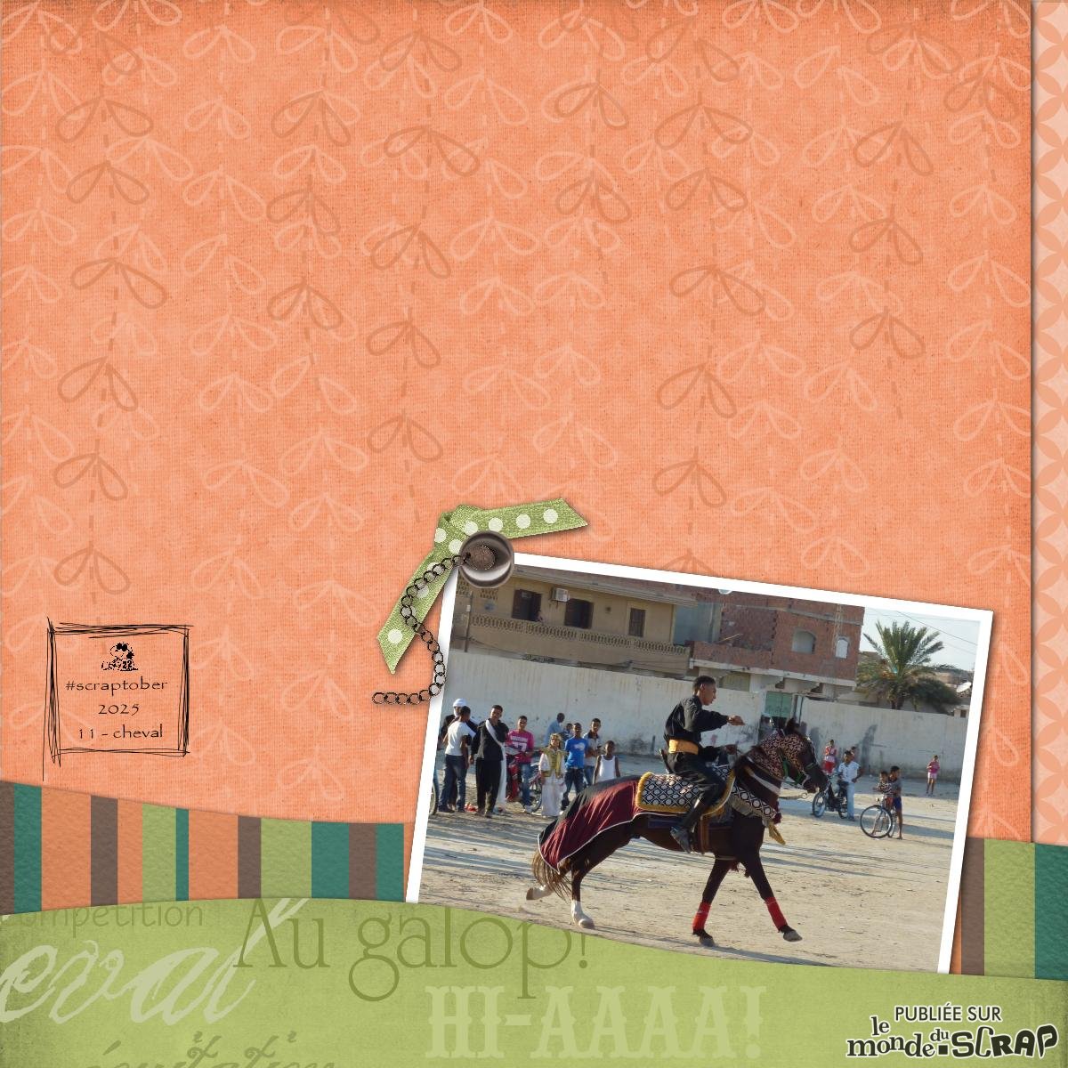 Scraptober #11 Cheval