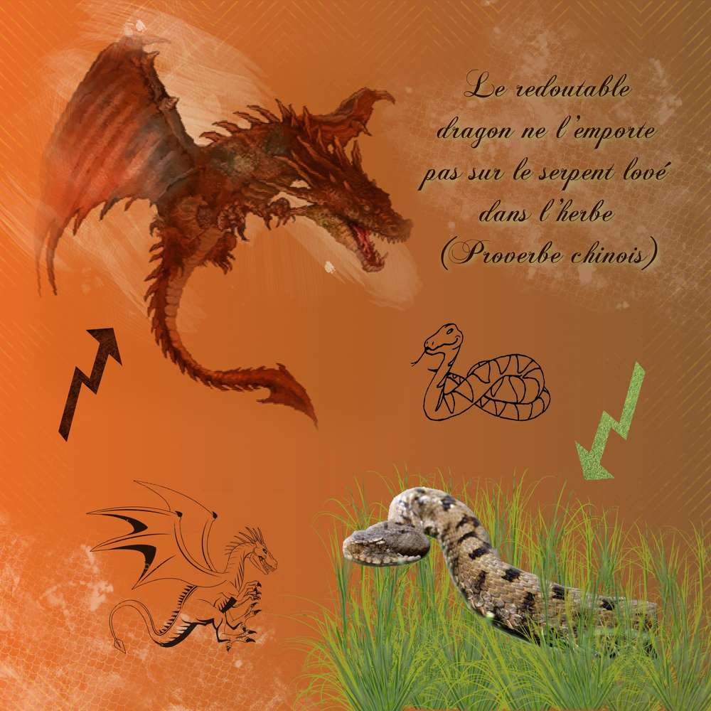 Scraptober 12 dragon