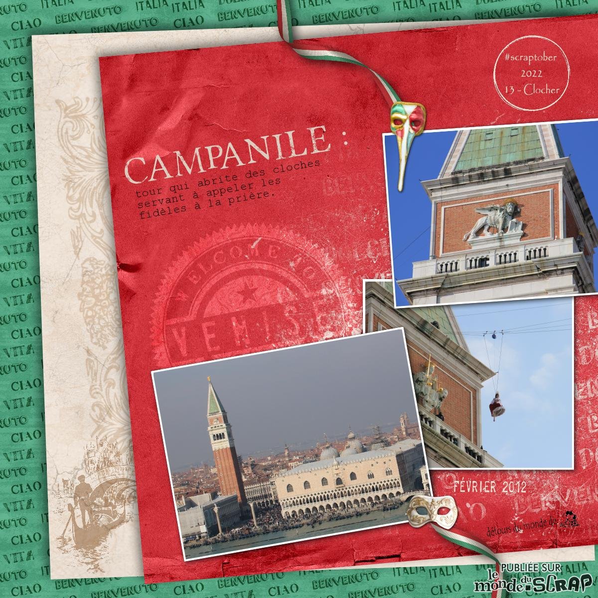 Scraptober 13 - Clocher