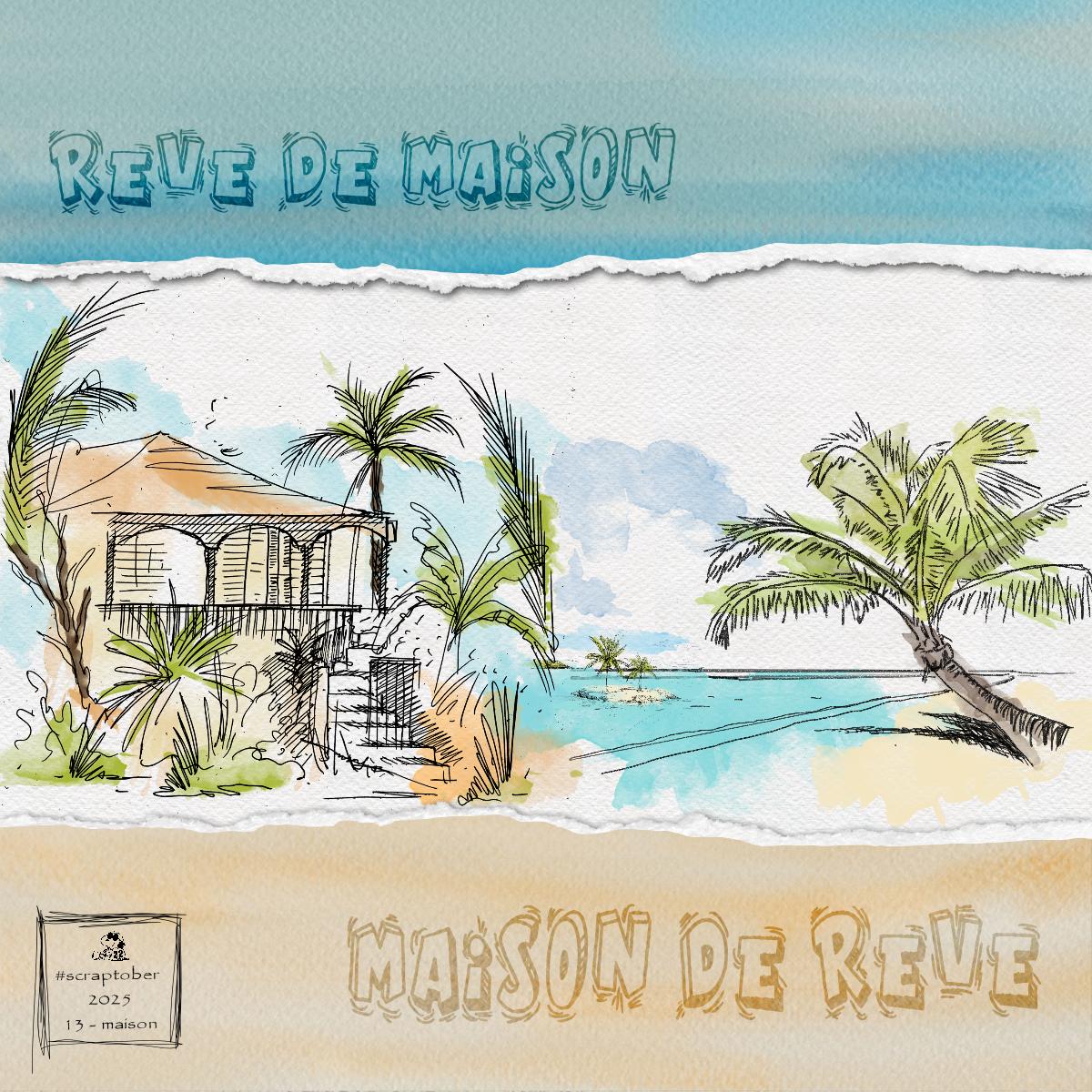 Scraptober #13 Maison