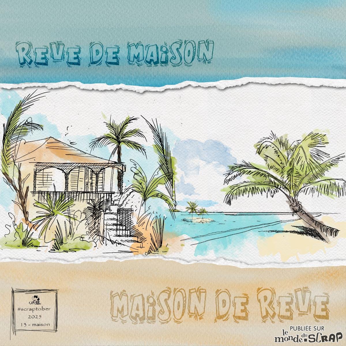 Scraptober #13 Maison