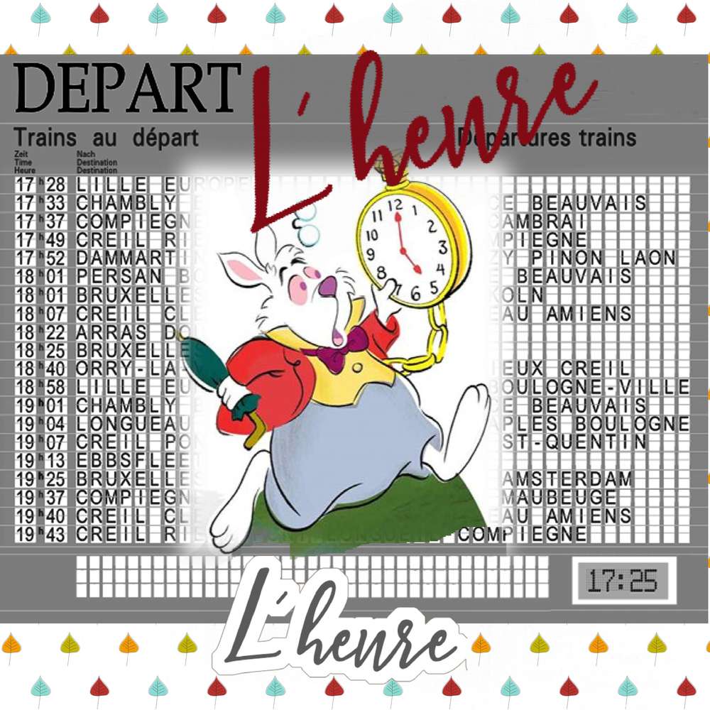 scraptober 14 : l'heure