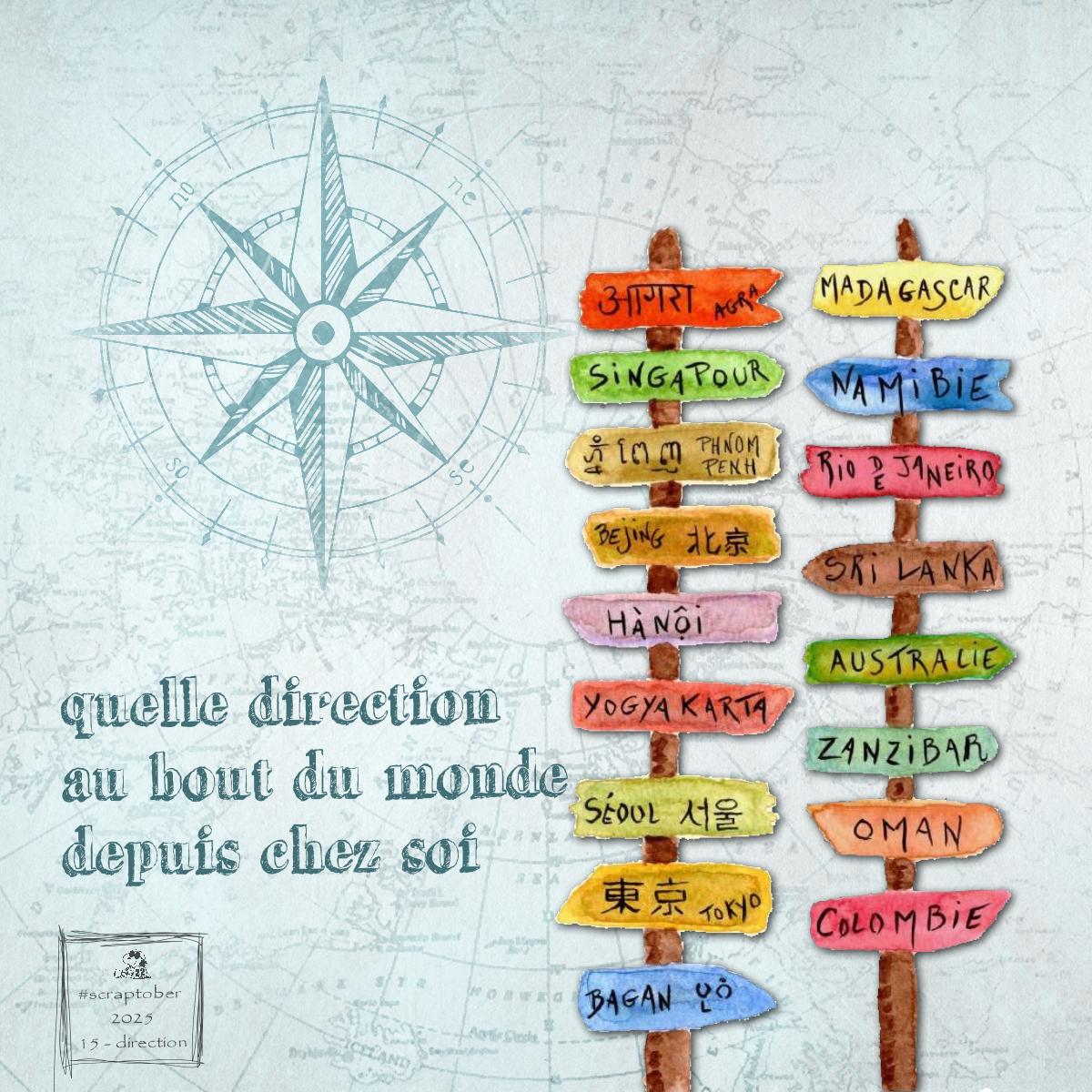 Scraptober #15 - Direction