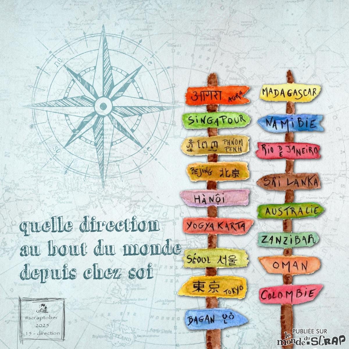 Scraptober #15 - Direction