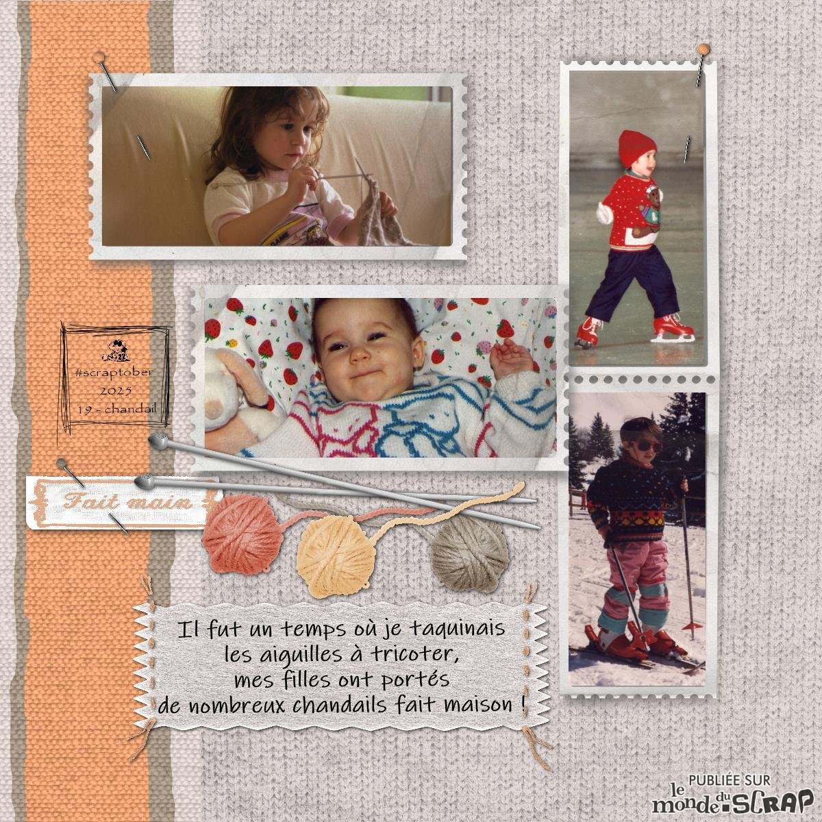 Scraptober #19 - Chandail
