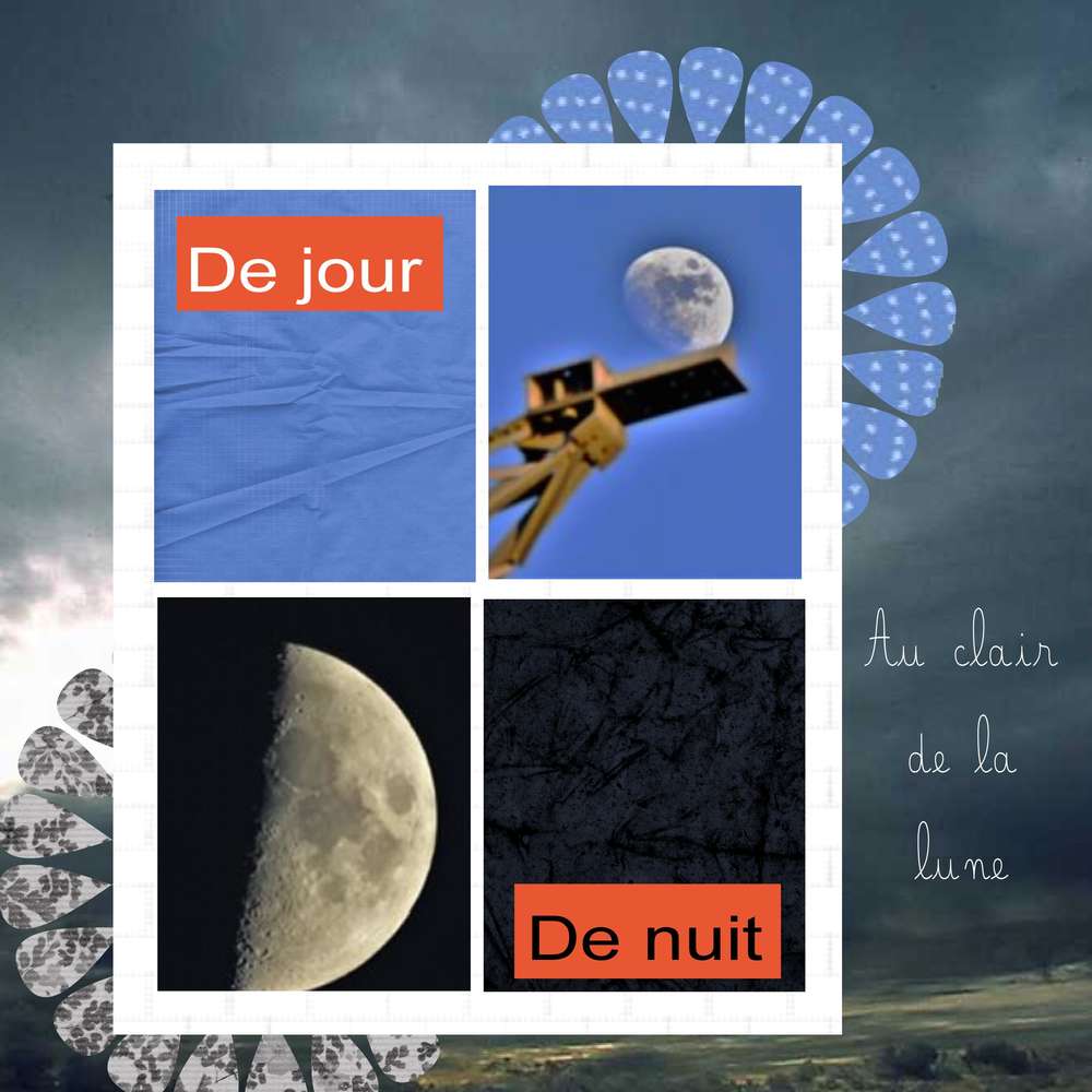 scraptober 19 : lune