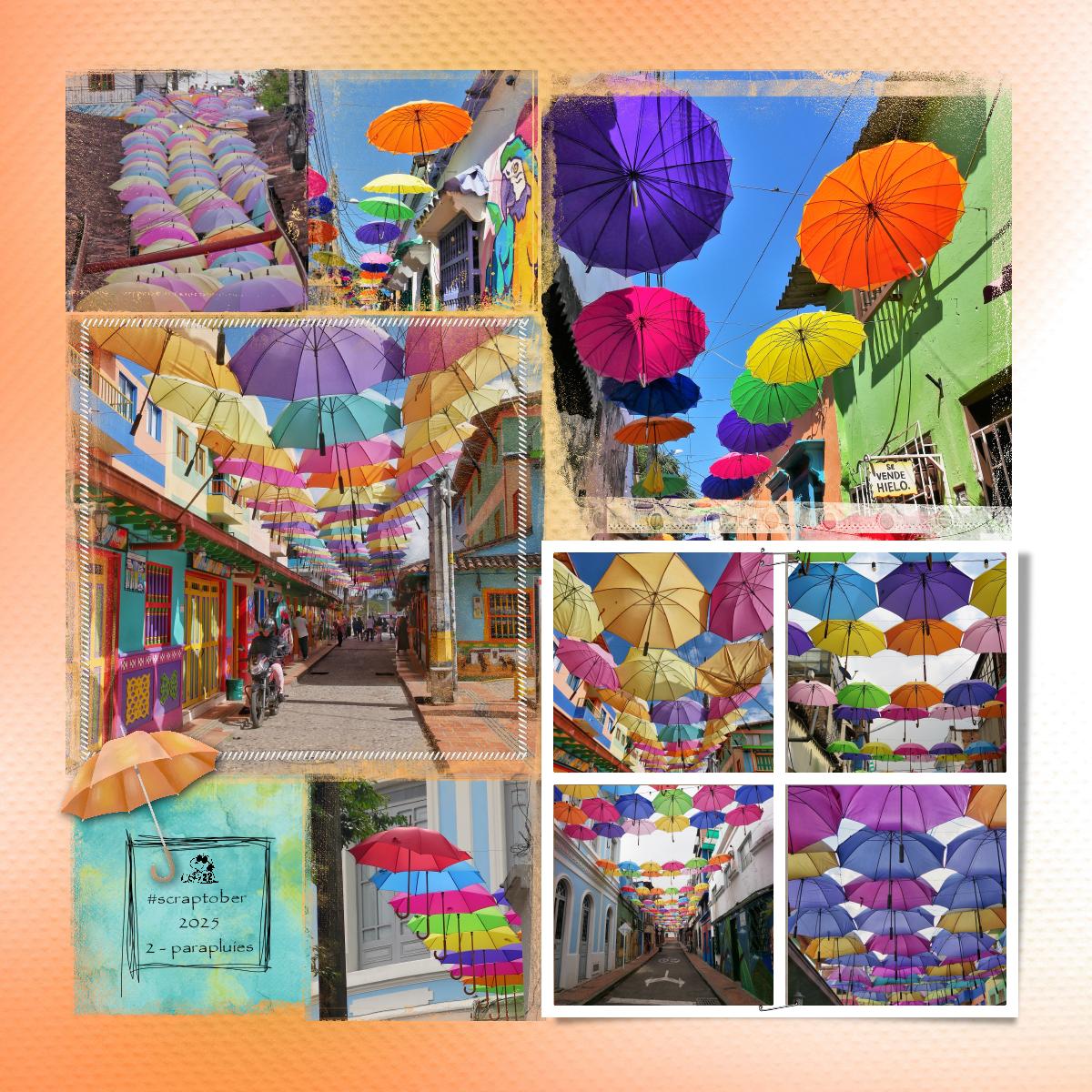 Scraptober #2 Parapluie