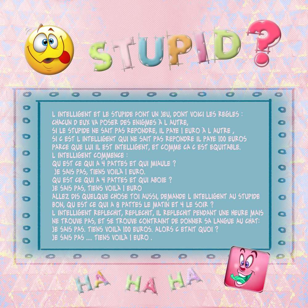 Scraptober 2 stupide