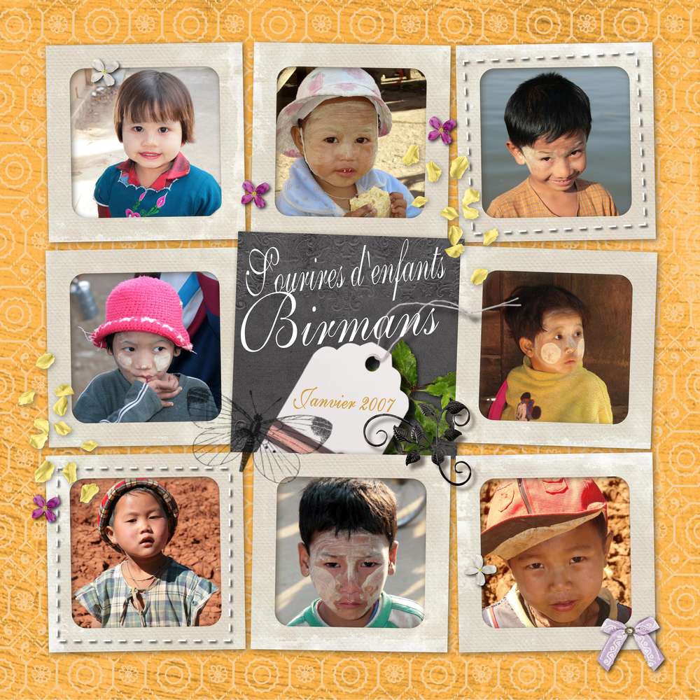 Scraptober 2018 - 11 Enfants