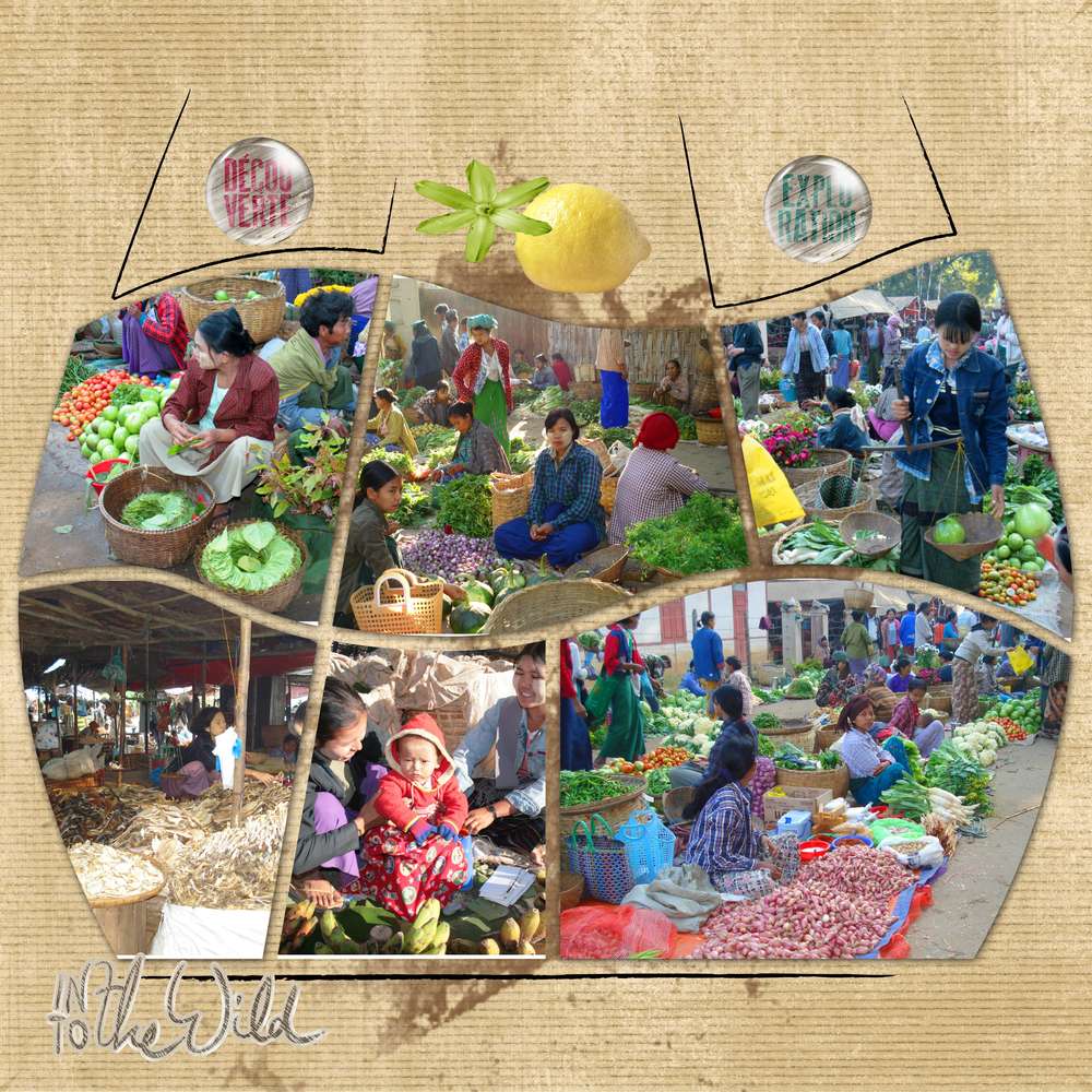 Scraptober 2018 - 13 Fruits et légumes