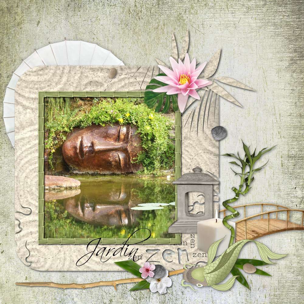 Scraptober 2018 - 15 Zen