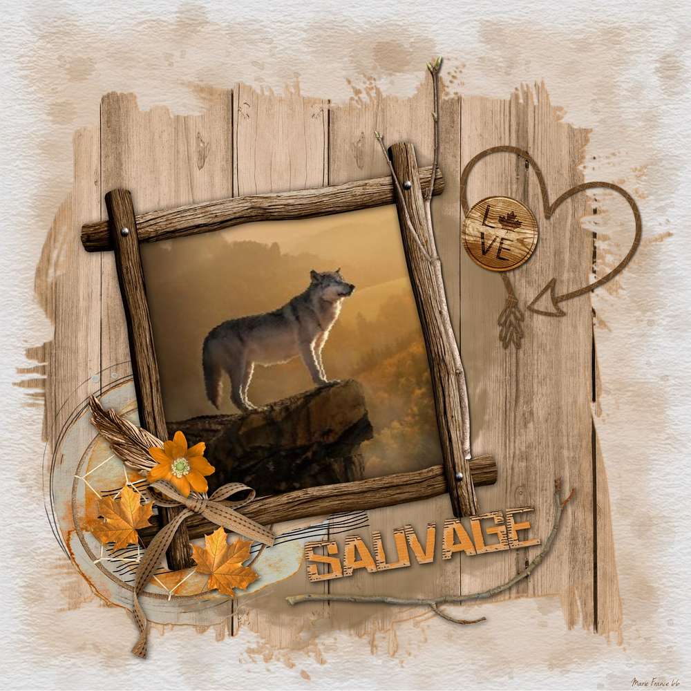 SCRAPTOBER 2019 1 LOUP